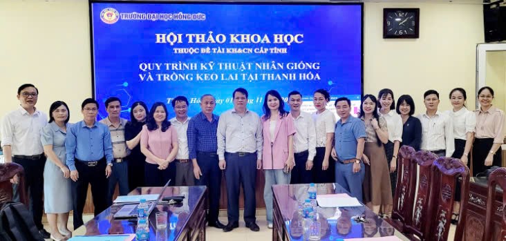 Hội thảo khoa học: “Quy trình kỹ thuật nhân giống và trồng Keo lai tại Thanh Hóa”